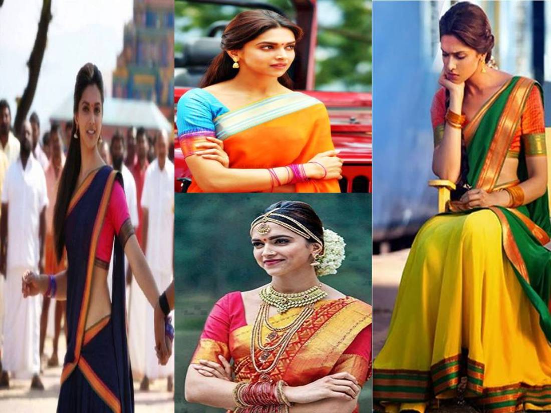 Deepika Padukone Chennai Express Saree