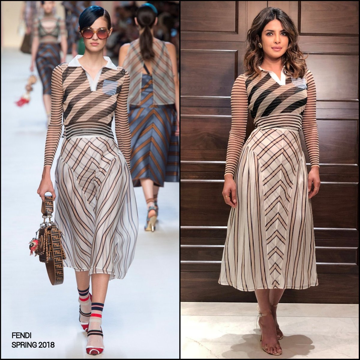 Priyanka Chopra in Fendi's Designer Dress – Lady India