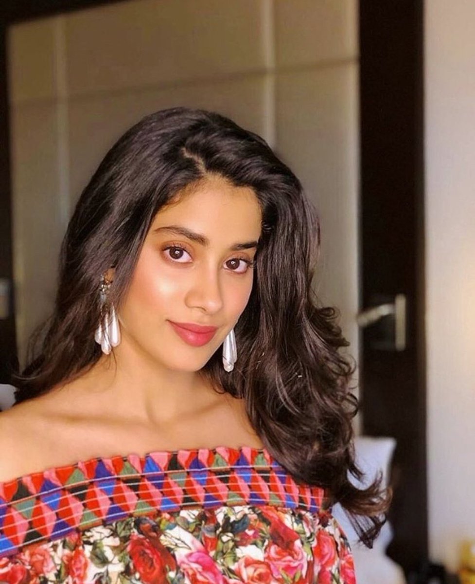 Janhvi-Kapoor-in-Off-Shoulder-Multicolored-Floral-Printed-Romper-Dress-By-Dolce-and-Gabbana