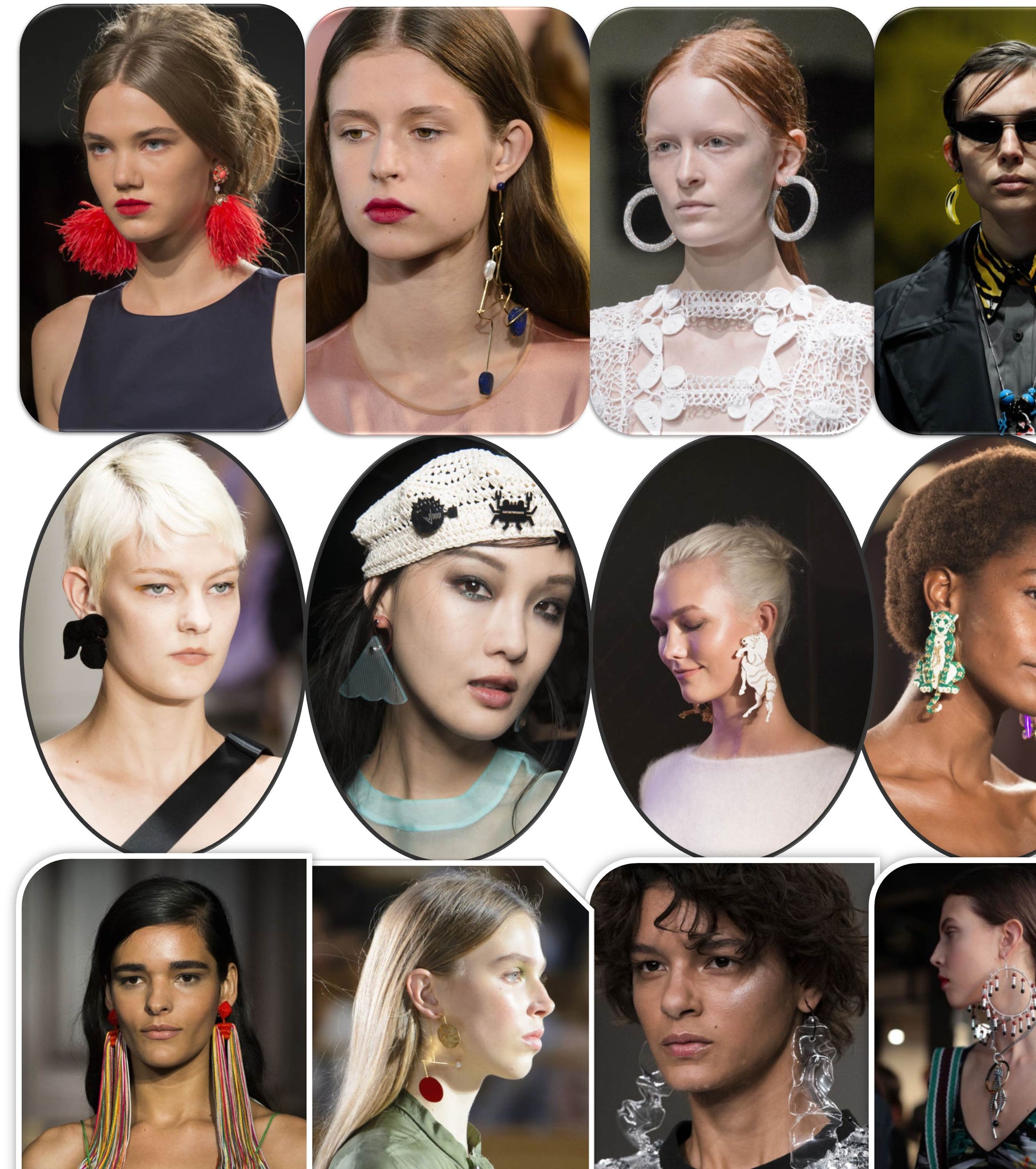 Milan Fashion Week Spring 2018 Earrings Fashion Trends in 2018
