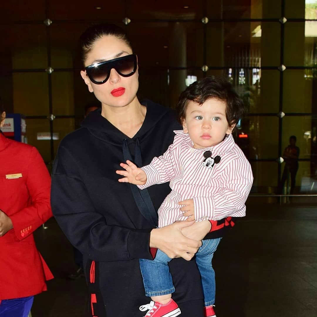 Bold Lip And A Oversized Sweatshirt! Kareena Kapoor’s Winning Fashion Mantra