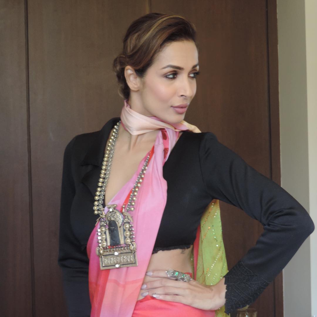 Malaika Arora Khan in Satya Paul's Saree