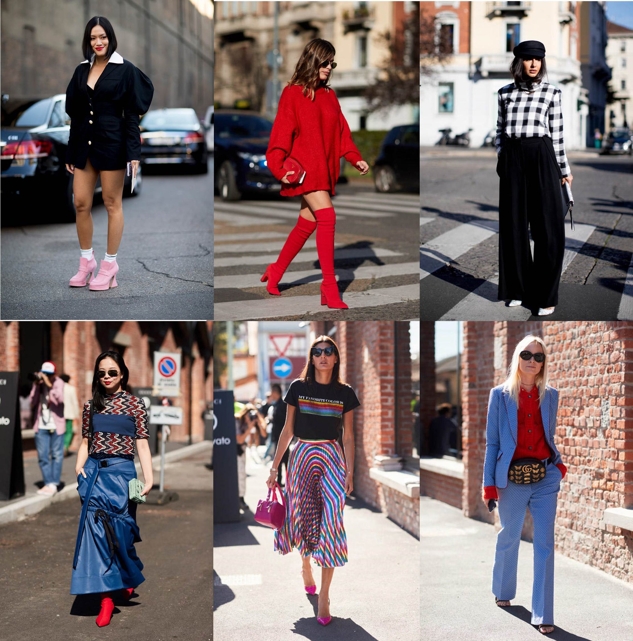 Milan Fashion Week Spring 2018 New Street Styles 