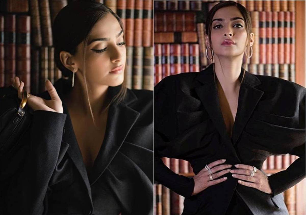 Sonam Kapoor’s Black Pantsuit is A Definite Winter Must-Have