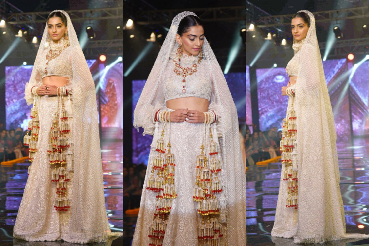 Sonam Kapoor The Real Fashionista Of B’town In Abu Jani Sandeep Khosla's Wedding Collection