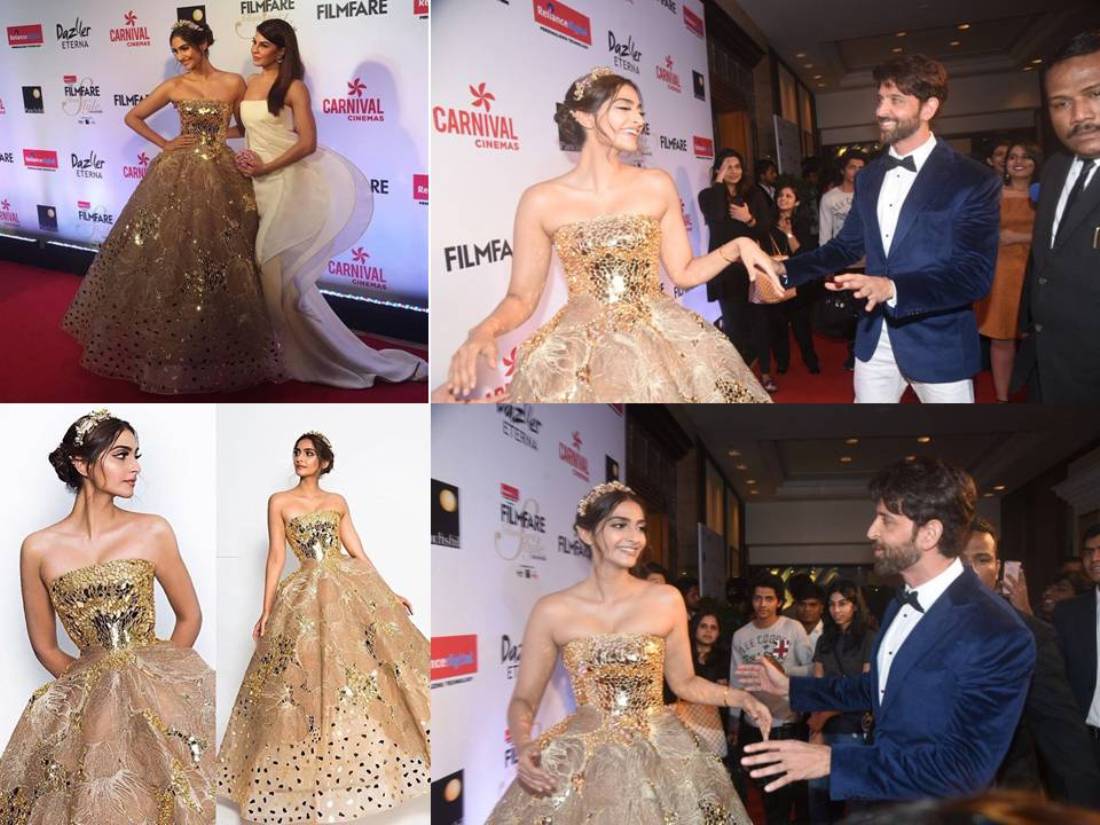 Filmfare Glamour & Style Awards 2017: Sonam Kapoor Looked Most Glamorous in Golden Gown