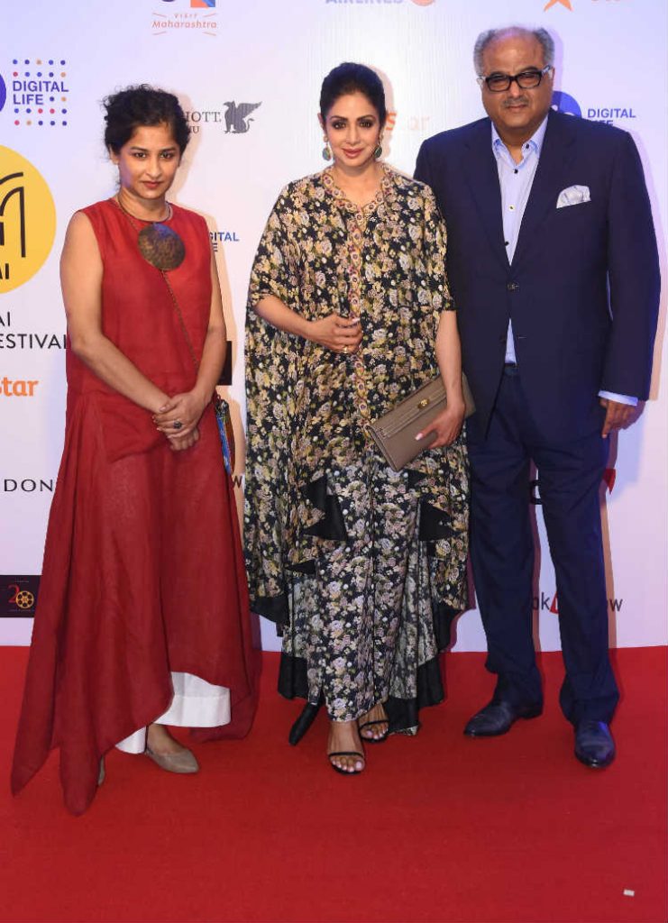 Sridevi Looked Drop-Dead Gorgeous At MAMI Mumbai Film Festival 2017