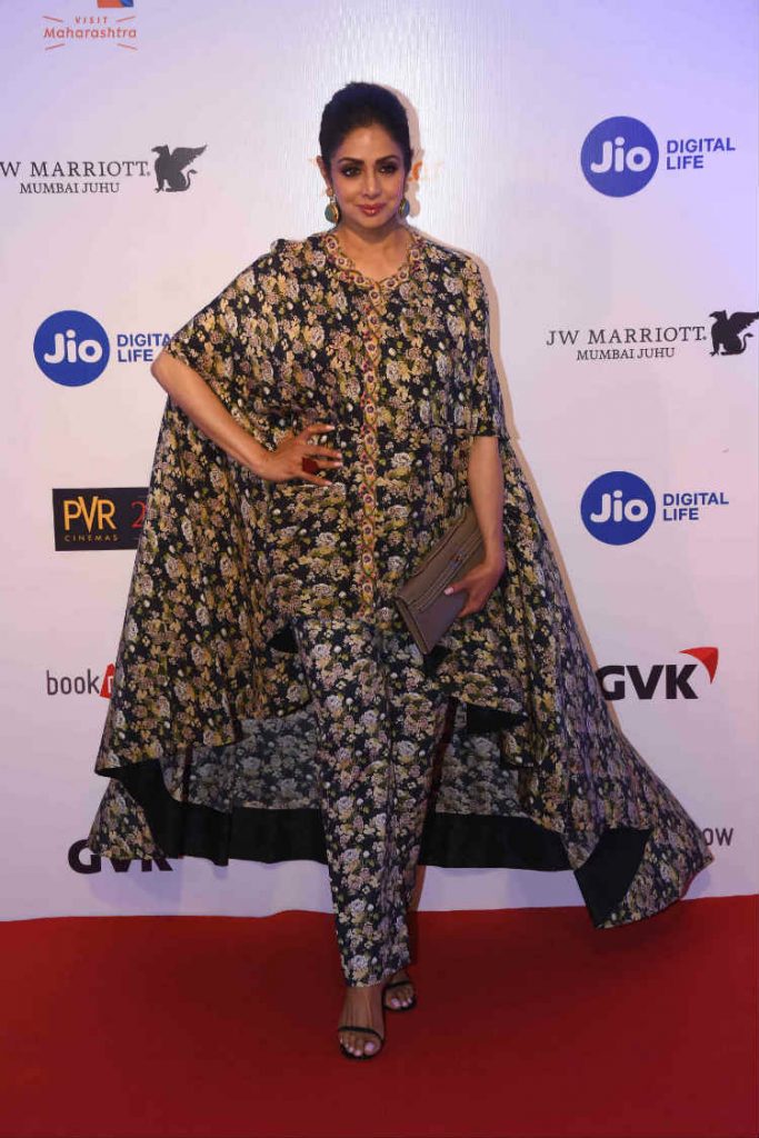 Sridevi Looked Drop-Dead Gorgeous At MAMI Mumbai Film Festival 2017