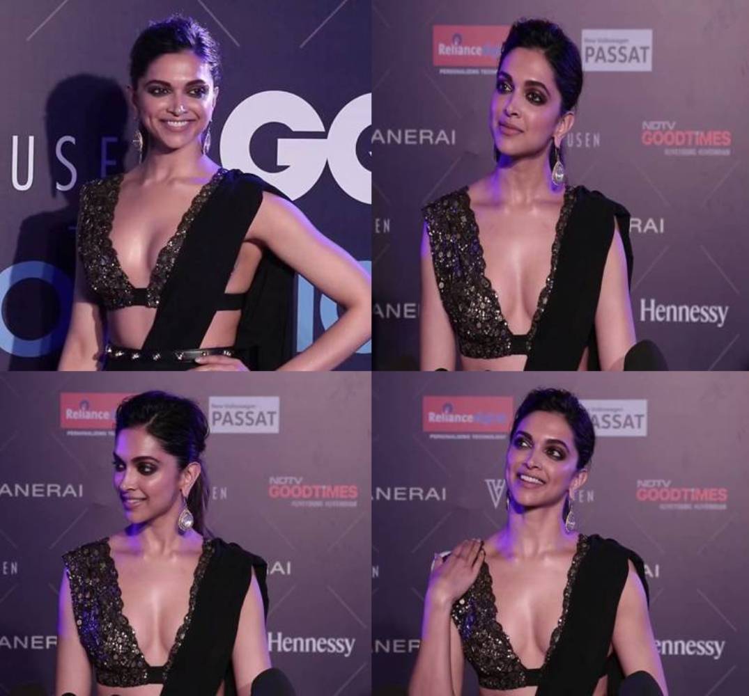 Well, we’ve always been a fan of sarees, especially when they are draped on Deepika’s lean and tall frame.