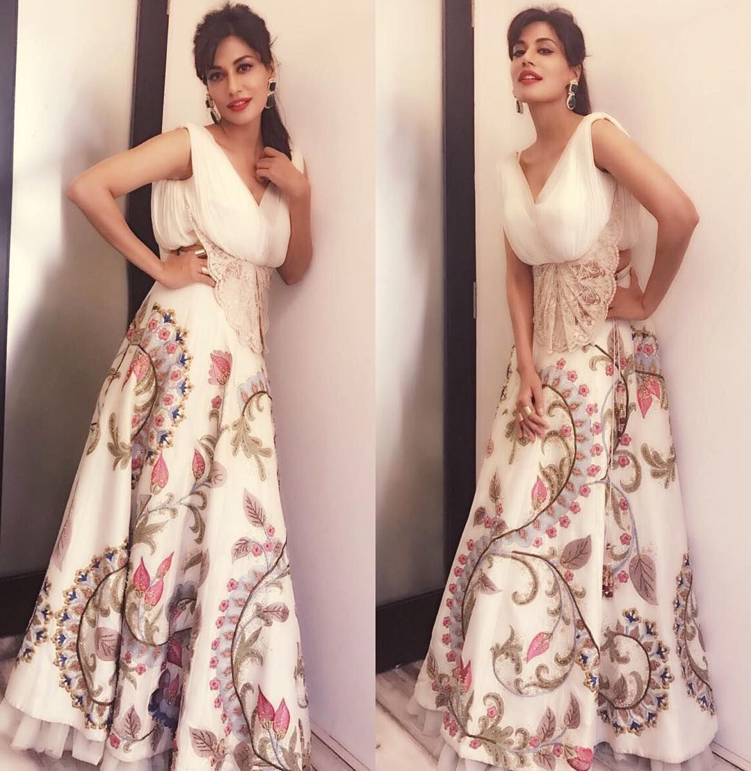 Chitrangda in a Varun Bahl gown from the designer 2017 couture