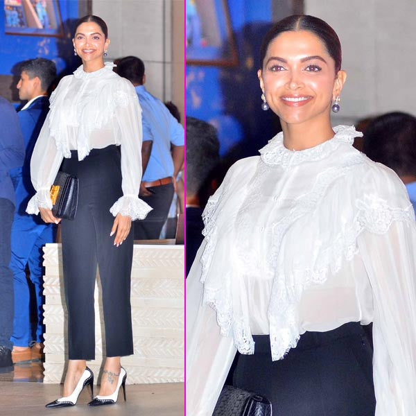 Deepika Padukone in Dolce and Gabbana at Ambani's Party