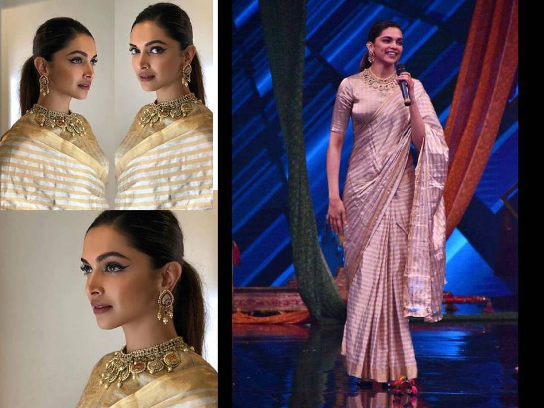 For Once, Deepika Padukone’s Accessories Are Outshining Her Stunning Saree