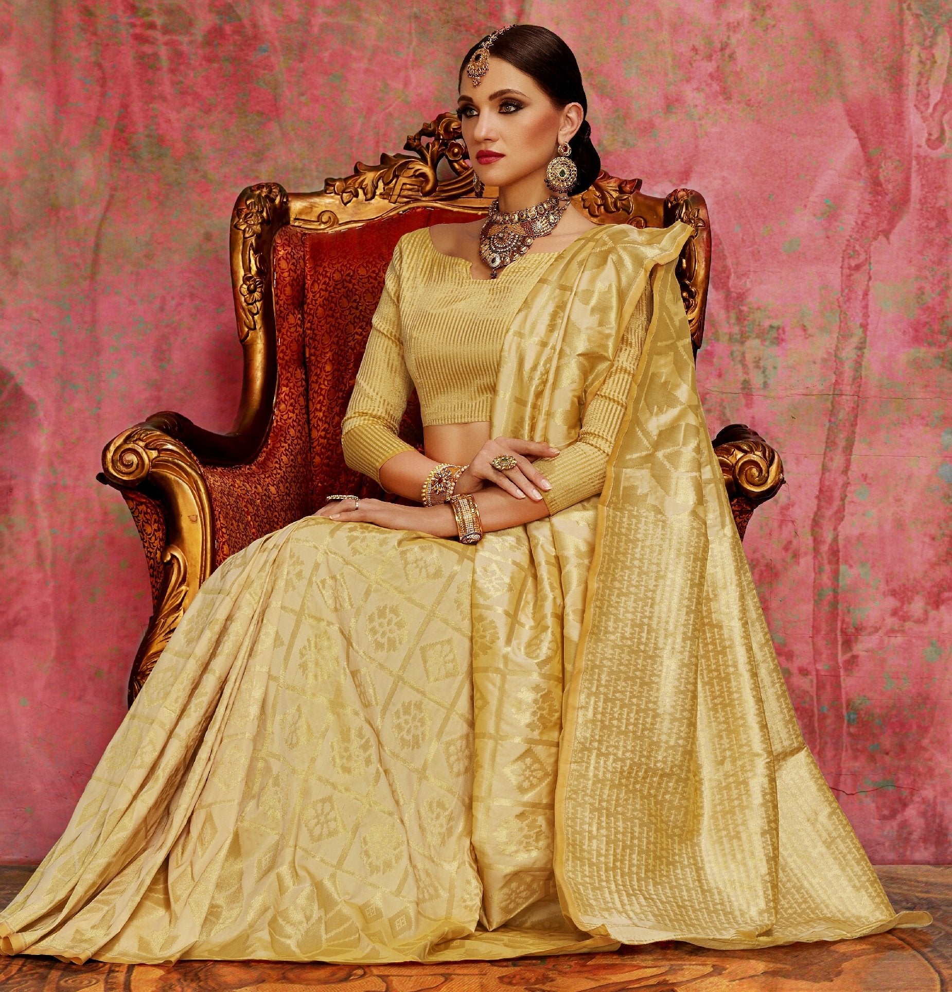 gold-colour-silk-saree-online