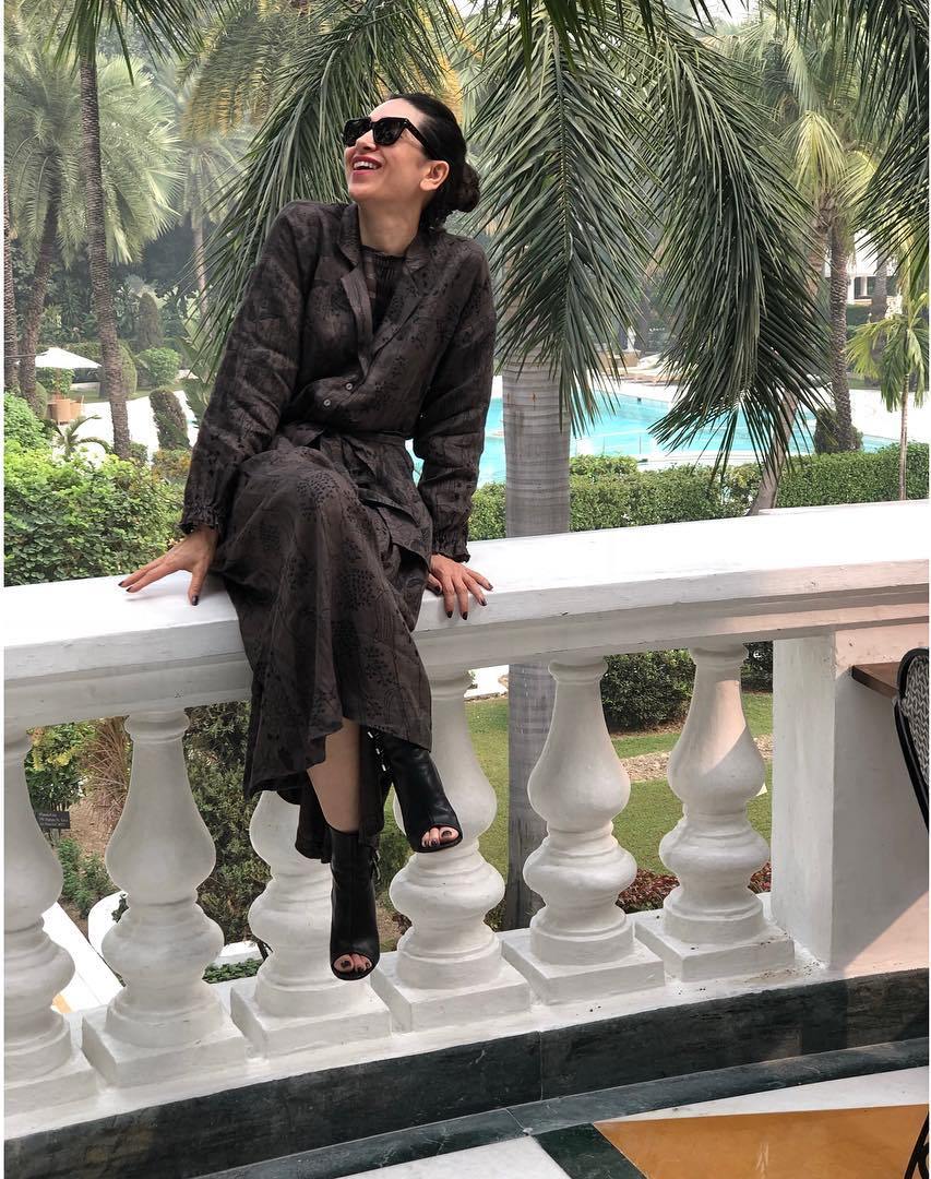 Karisma Kapoor Welcomes Winter In Trendy Style
