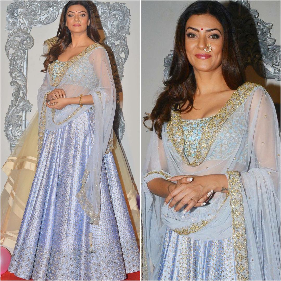 Sushmita Sen Looked Glamorous Ethnic Diva in Sashi Vangapalli's Design – Lady India