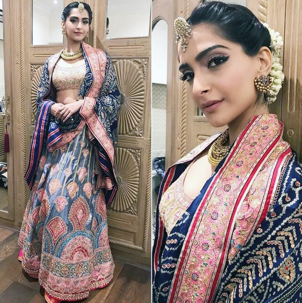 Image result for sonam with Ethnic look for this Diwali