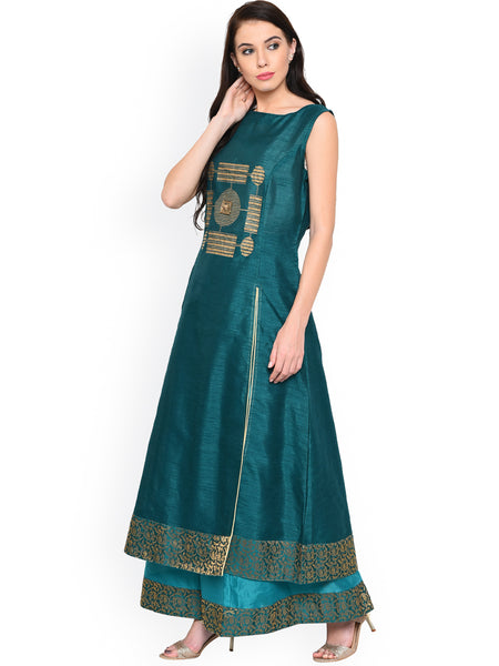 long kurta plazo design