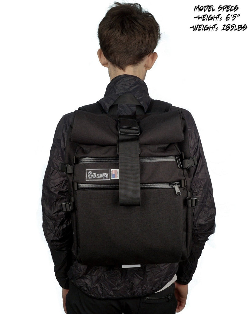 roll top cycling backpack