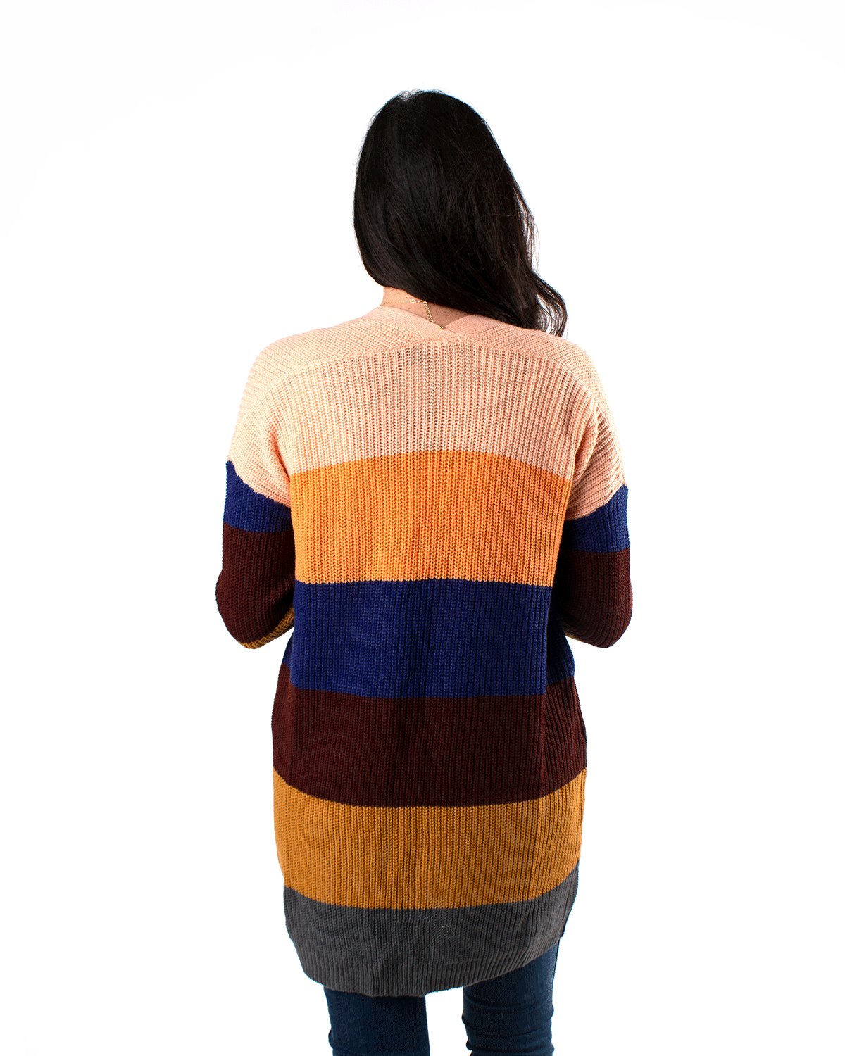 Cozy Knit Pocketed Open Cardigan
