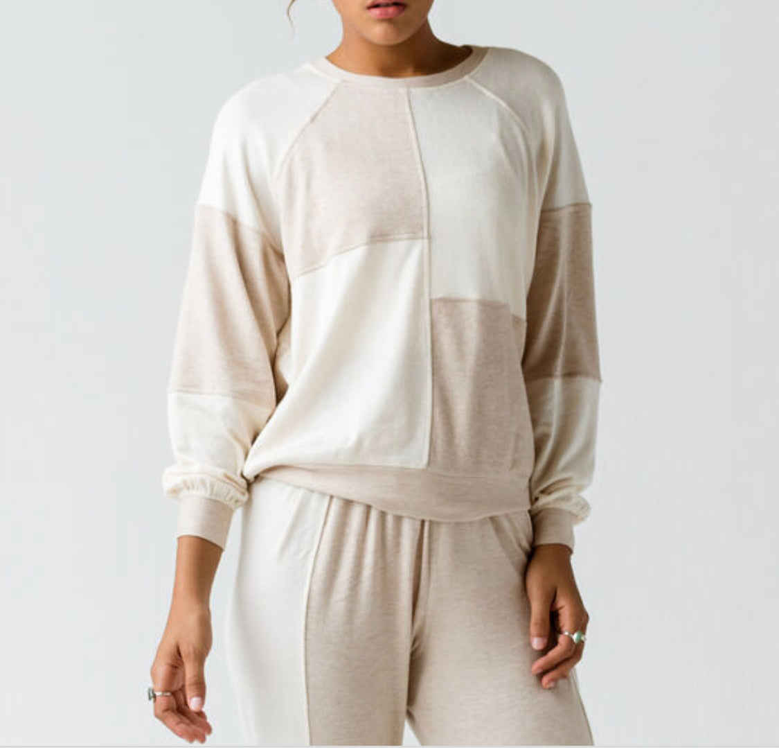 Patchwork Ultra Soft Pullover
