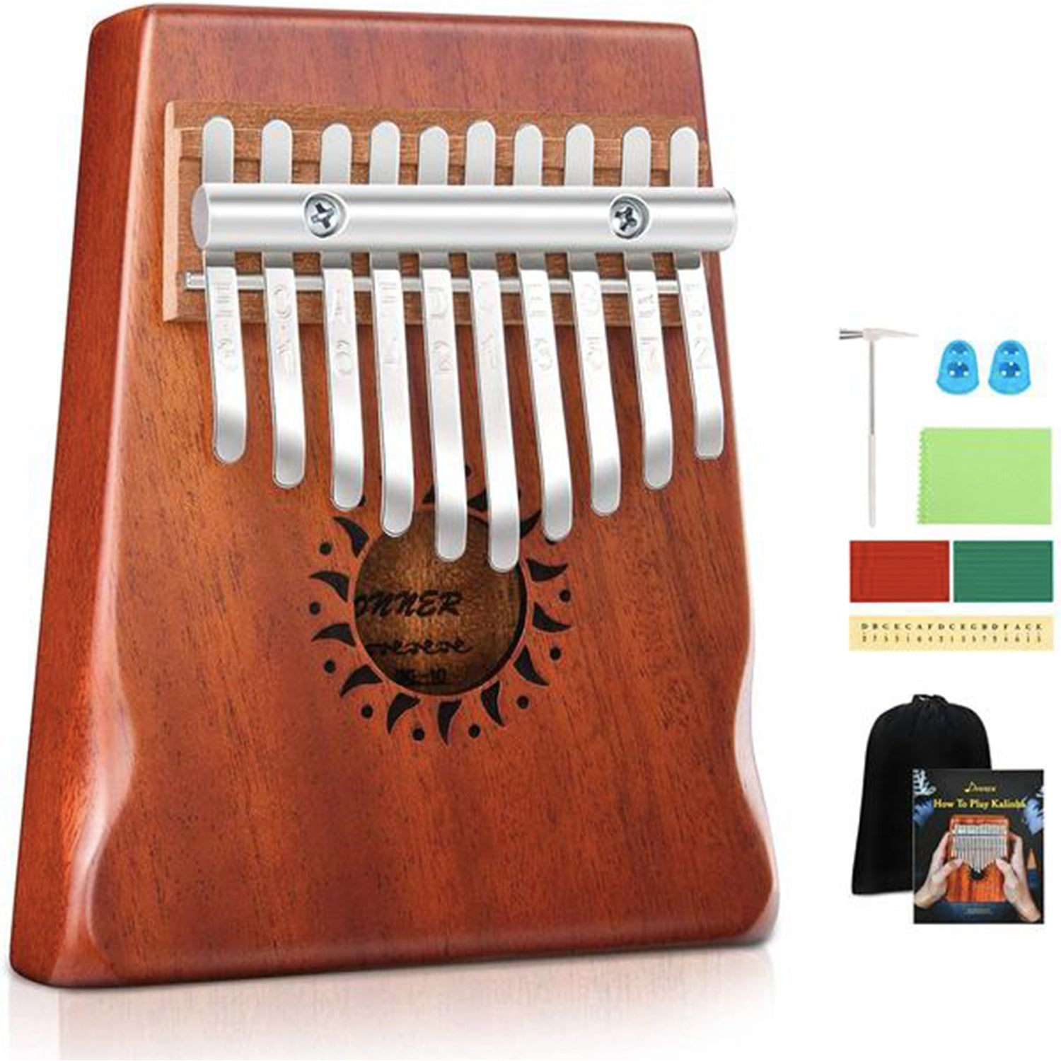 

Donner DKL-10 Kalimba Thumb Piano 10-Note Basic Mahogany