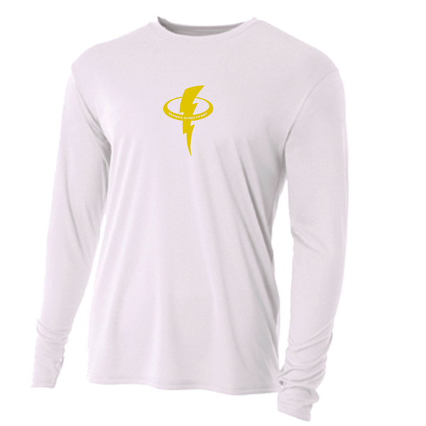 yellow long sleeve dri fit shirt