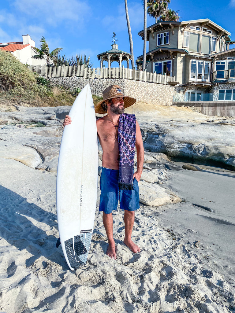 beach-travel towel-la jolla-surf towel