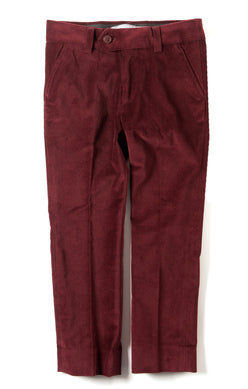 velvet red pants