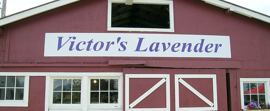 The outside of Victor's Lavendar in Washington State. 