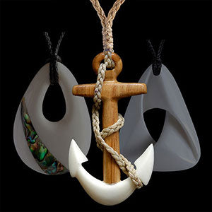Contemporary bone carving jewelry and necklaces