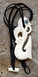 Manaia Bone Carving and Cord