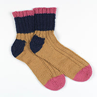 Striped Ribbed Socks K3 Erika Knight by Emma Wright