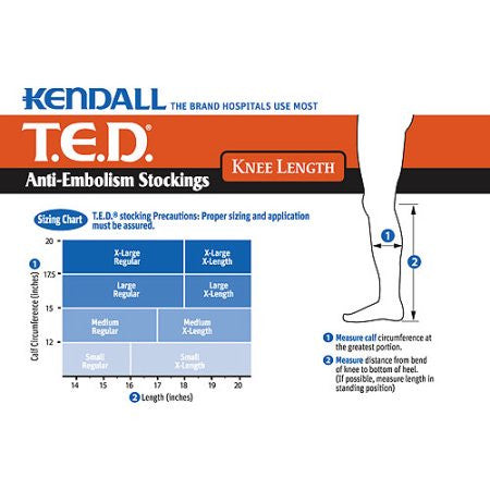 Covidien Ted Anti Embolism Size Chart