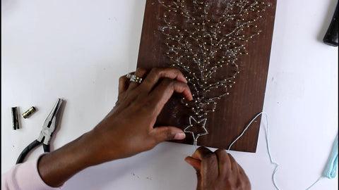 christmas tree string art 