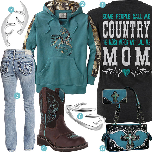 Country Mom Ariat Fatbaby Boot Outfit 