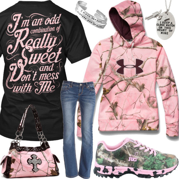 under armour pink camo hoodie
