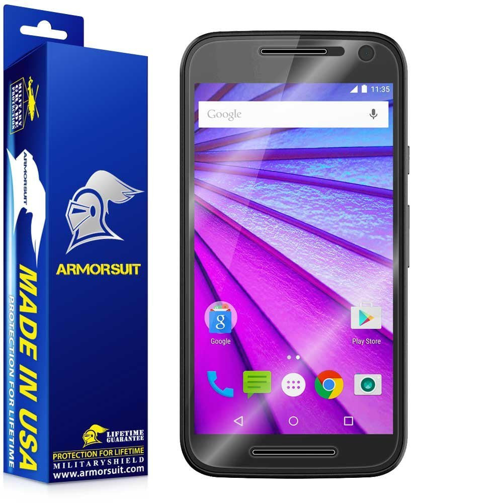 Inspecteren Door Missie 2 Pack] Motorola Moto G (3rd Generation 2015) Screen Protector (Case –  ArmorSuit