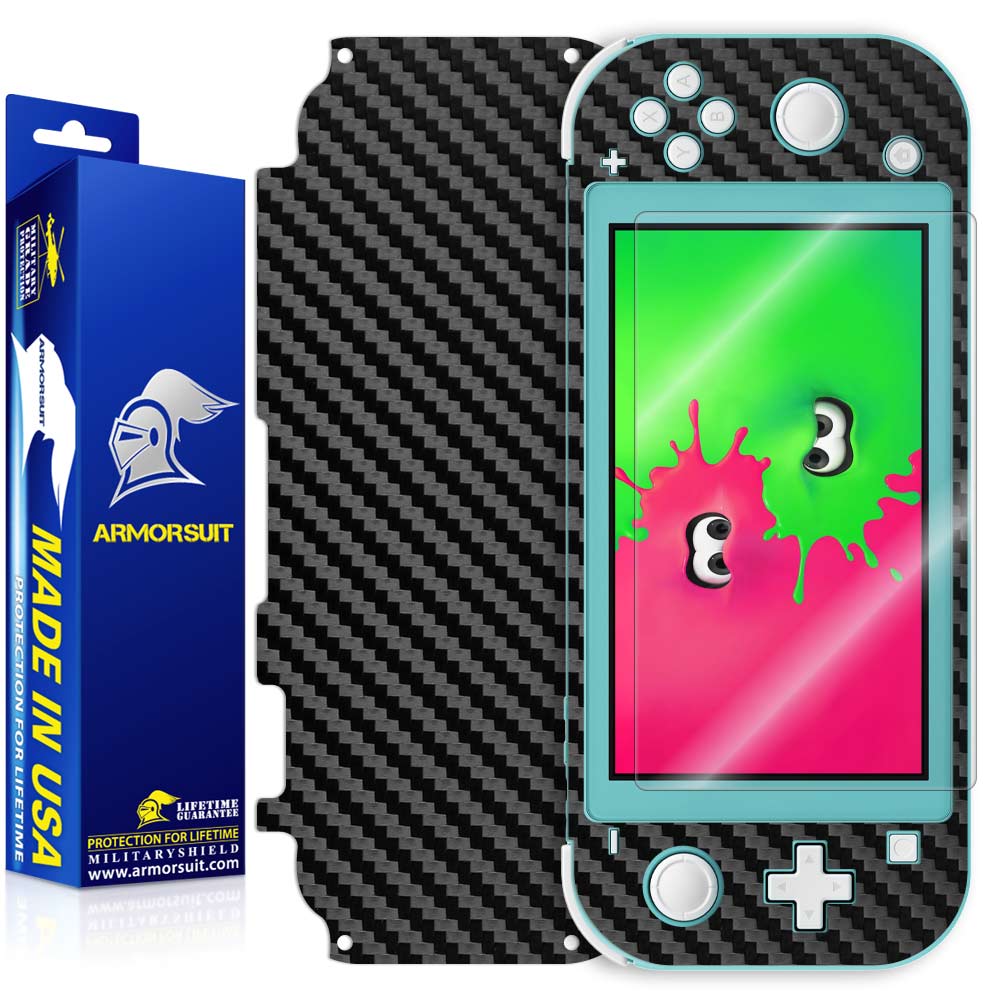 nintendo switch lite screen protector and case