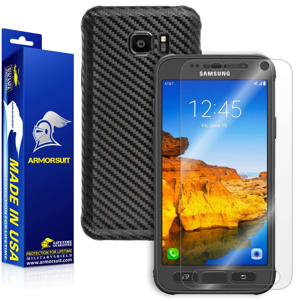 Overleven verzekering stil Samsung Galaxy S7 Active Screen Protector + Carbon Fiber Skin – ArmorSuit
