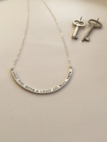 Emily Rosenfeld text necklace