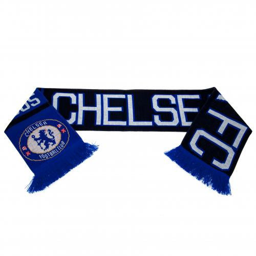 Chelsea FC Official Football Crest Bar Scarf