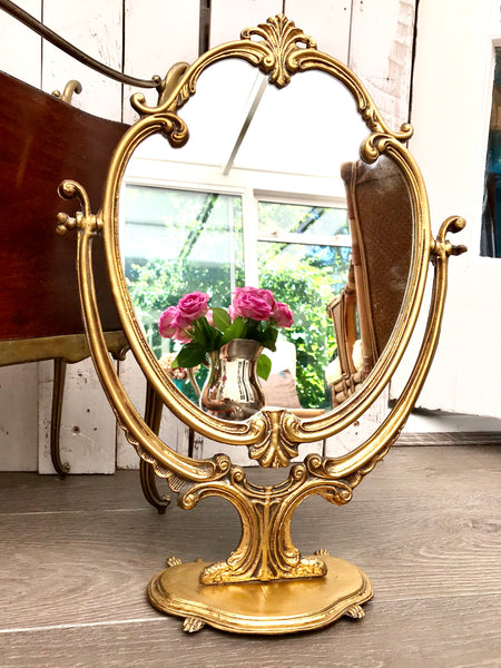 vintage dressing table mirror