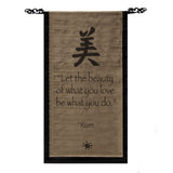 Let the beauty of what you love… Cotton Scroll