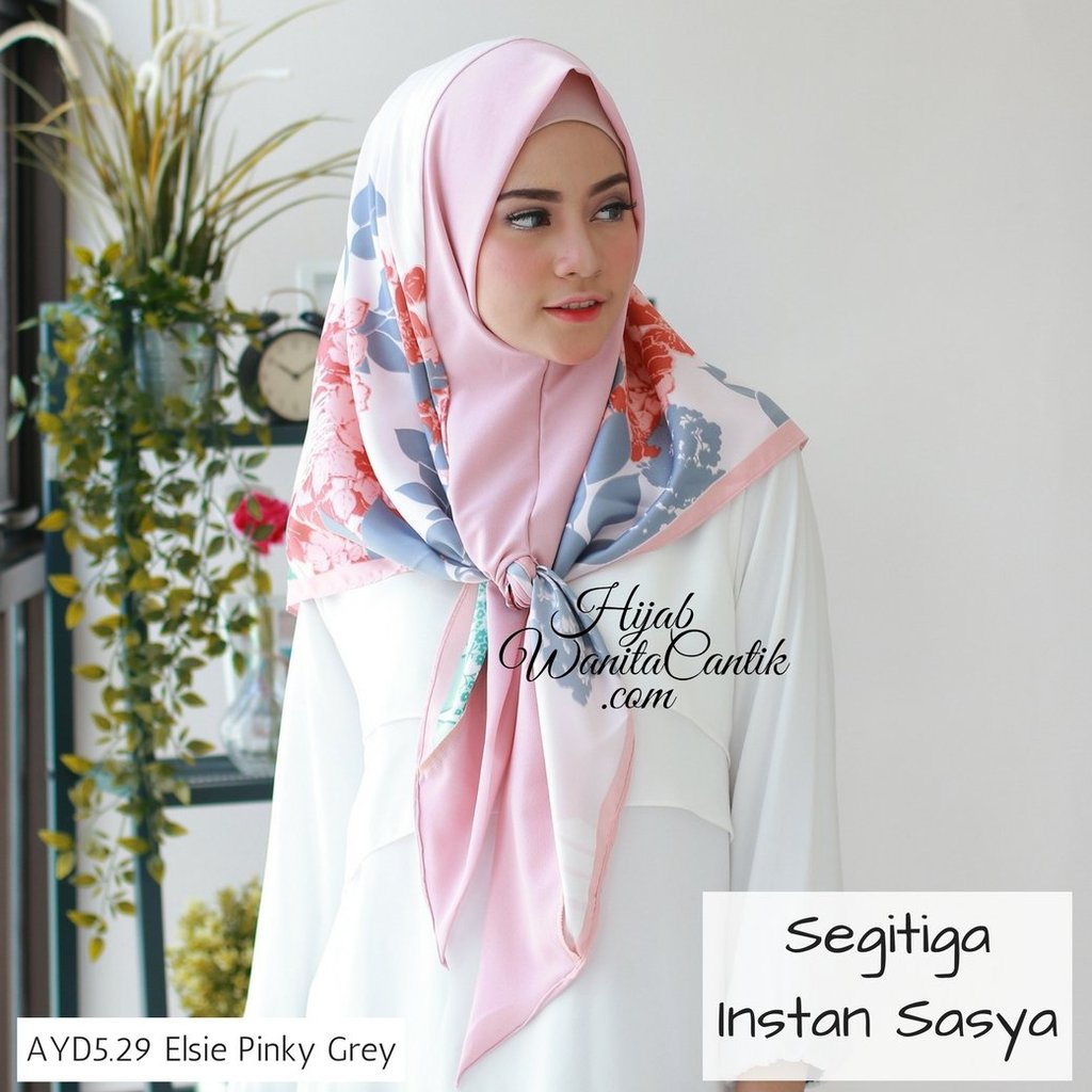 Hijab Tutorial Segitiga Instan Sasya Original By Hijab Wanita Cantik