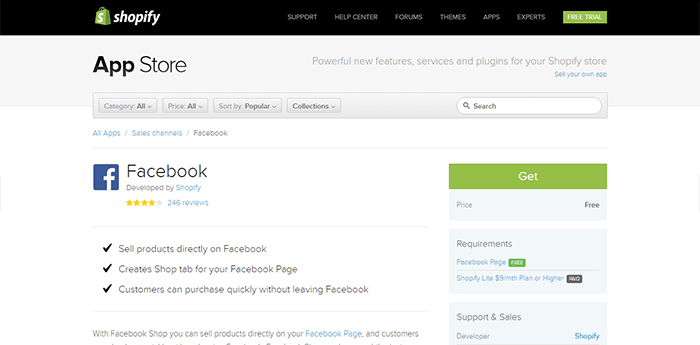 Facebook Shopify Apps