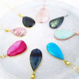 Adore Gemstone Collection - Amethyst Nugget Band Necklace