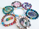 Adore Gems Collection - Multi-Gems Quartz Tree of Life Necklace