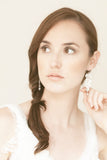 Allure Botanical Collection - Earrings Cascading Ranunculus - Soul Made Boutique