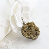 Adore Gemstone Collection - Druzy Raw Necklace - Soul Made Boutique