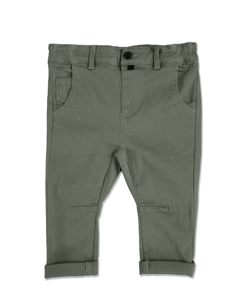 Baby Boy Olive Chino Pants – The Little 
